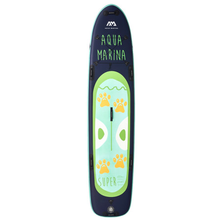 Tabla de surf de pala Aqua Marina Super Trip 12'2'' x 32'' x 6'' verde