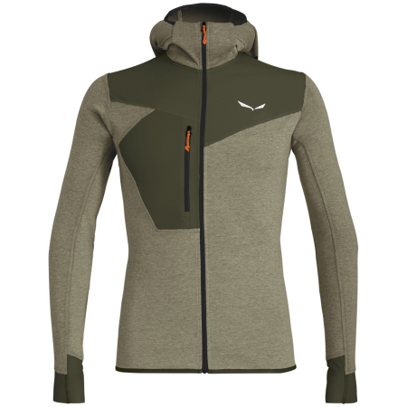 Sudadera de hombre Salewa Puez 2 Dry M L/S Hood Fz Tee