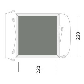 Alfombra para tienda Outwell Cozy Carpet Daytona Air / Pine Hills