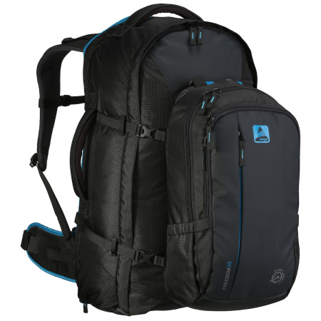 Mochila Vango Freedom II 80 + 20 negro/azul CarbideGray/VoltBlue