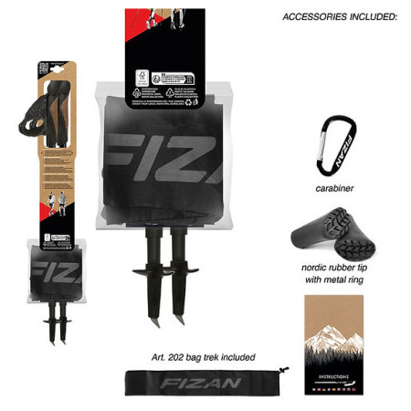 Bastones de caminata nórdica Fizan R-Evolution