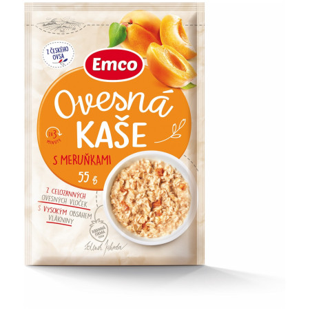 Gachas Emco Gachas de avena con albaricoques 55g