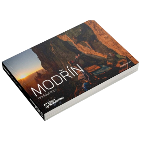 Lezecký průvodce Czech bouldering Modřín Bouldertopo 2024 negro