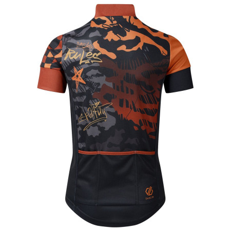 Maillot de ciclismo para niños Dare 2b Dynamite Jersey Blk Graffiti