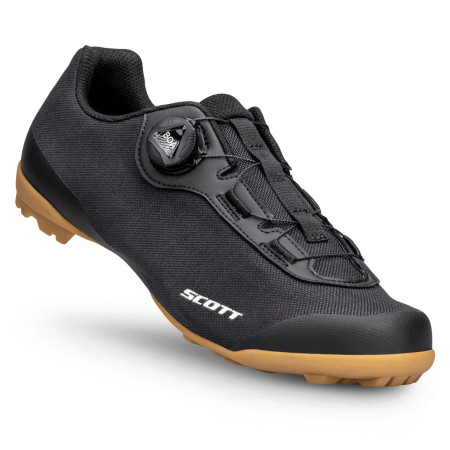 Zapatillas de ciclismo para hombre Scott Gravel Pro negro mate black matt/white