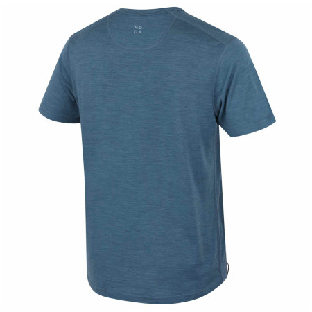 Camiseta de hombre MOOA Merino Lyolite Waves 150 Short
