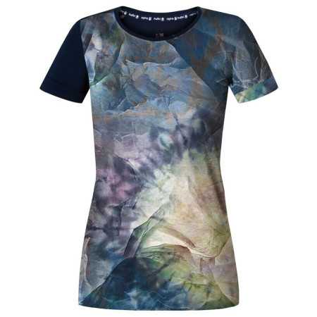 Camiseta de mujer Rafiki Karin gris/blanco divoc