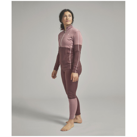 Sudadera funcional de mujer Ortovox 185 Rock'N'Wool Zip Neck