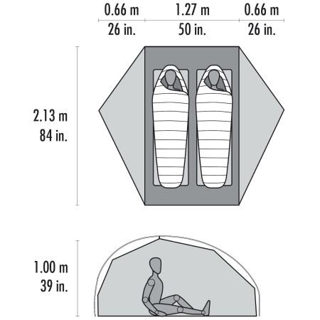 Tienda ultraligera MSR FreeLite 2