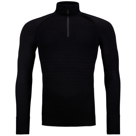 Sudadera funcional de hombre Ortovox 230 Competition Zip Neck negro BlackRaven