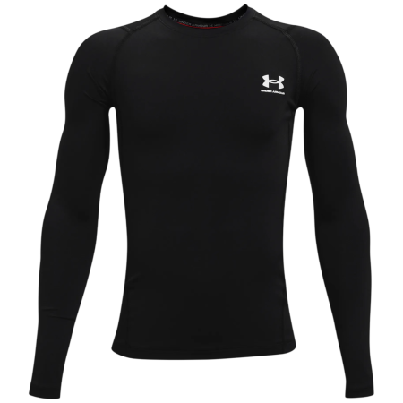 Camiseta funcional para niños Under Armour UA HG Armour LS Black negro/blanco Black / / White