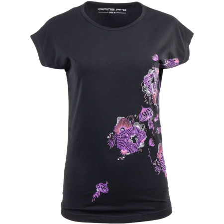 Camiseta de mujer Alpine Pro Popa negro