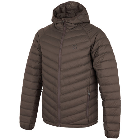 Chaqueta de plumón para hombre MOOA DownLite marrón Coffee