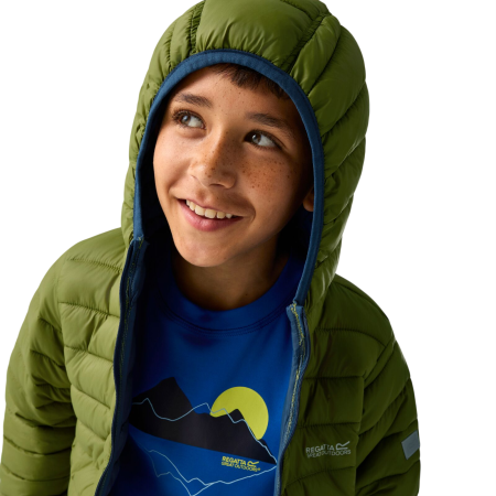 Chaqueta de invierno para niños Regatta Junior Hooded Marizion Golden Cypress