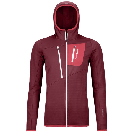 Sudadera de mujer Ortovox W's Fleece Grid Hoody