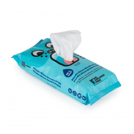 Toallitas húmedas para perros Explorer Dog 40 toallitas húmedas naturales para perros