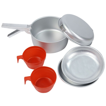 Vajilla Regatta 2 Psn Alu Cookset plata Silver