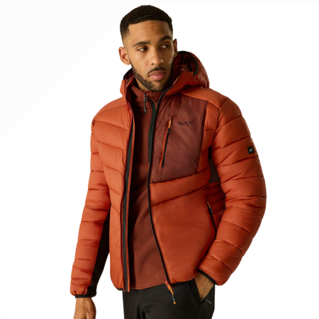 Chaqueta híbrida para hombre Regatta Hooded Leedre Hybrid