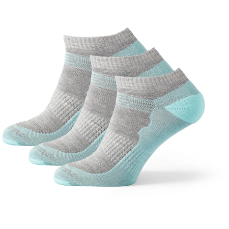 Calcetines Zulu Merino Summer 3-pack turquesa blue