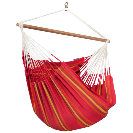 Sillón colgante La Siesta Currambera Lounger rojo Cherry