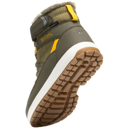 Botas de invierno para niños Regatta Elbourne Junior Bark Green/Sunset