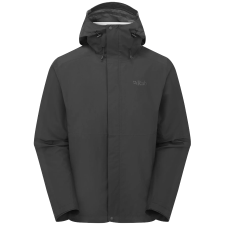 Chaqueta de hombre Rab Downpour Jacket negro