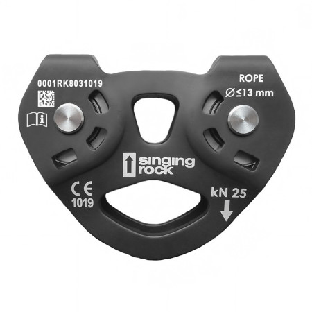 Polea Singing Rock Tandem negro