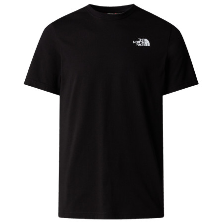 Camiseta de hombre The North Face M Ss Mountain Outline Tee negro TNF BLACK/TNF WHITE