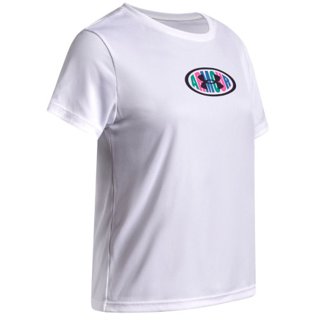 Camiseta funcional para niños Under Armour Tech Armour Graphic SS White