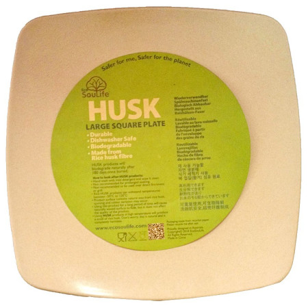 Plato EcoSouLife Square Plate large natural