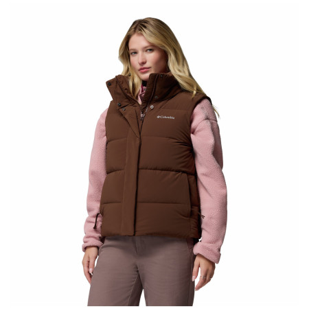 Chaleco de mujer Columbia Amaze Puff™ Vest marrón Tobacco