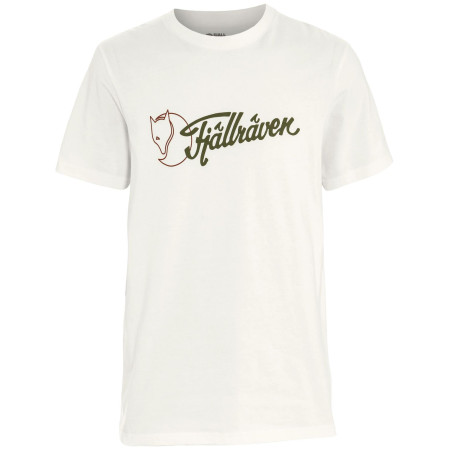 Camiseta de hombre Fjällräven Archive Logo T-Shirt M blanco Eggshell