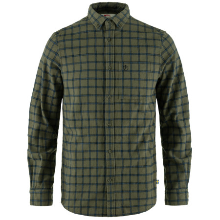 Camisa de hombre Fjällräven Övik Flannel Shirt M verde Laurel Green-Indigo Blue