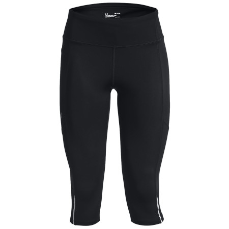 Mallas de tres cuartos para mujer Under Armour Fly Fast 3.0 Speed Capri negro Black / Black / Reflective