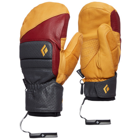 Manoplas Black Diamond Spark Johnny Mitts rojo/marrón AmberDarkCrimson