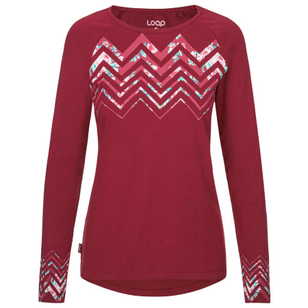 Camiseta de mujer Loap Abraky rojo Pomegranate | Pink