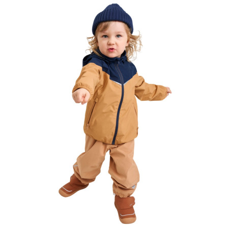 Chaqueta para niños Reima Tuulela marrón/azul Peanut Brown