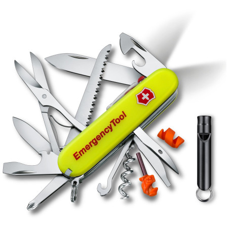 Cuchillo multiuso Victorinox Huntsman Lite Emergency Tool amarillo