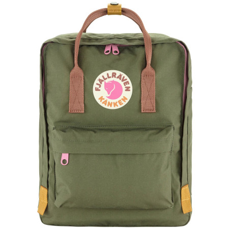 Mochila urbana Fjällräven Kånken Koncept verde Green-Khaki Dust