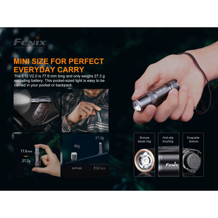 Linterna Fenix E12 V2.0