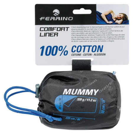 Forro para saco de dormir Ferrino Comfort Liner Mummy