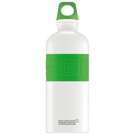 Botella Sigg Cyd Pure White Touch 0,6 l verde