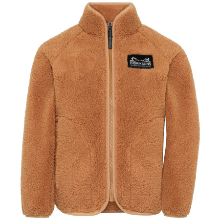 Sudadera para niños Didriksons Gibbs Kids Fullzip 2 Almond Tree naranja Almond Tree