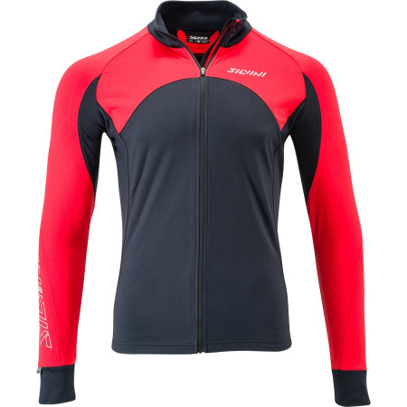 Sudadera de hombre Silvini Matese Pro MJ1507 negro/rojo Bloodkred