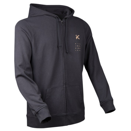 Sudadera de mujer Hiko Respect W. Zip Up Hoodie gris