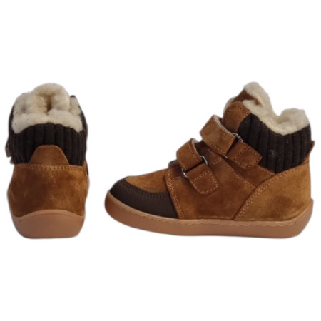 Calzado barefoot niño beBare 3555TY Tan