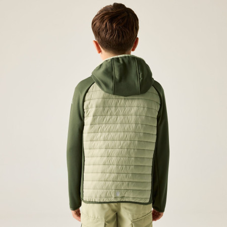 Chaqueta para niños Regatta Junior Andreson Hybrid DkKhaki/LtSg