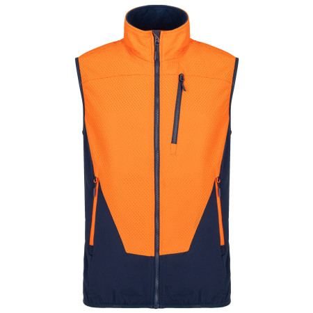 Chaleco de hombre Loap Uristo azul/naranja Black Iris/Orange