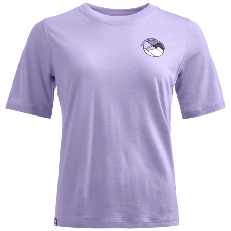 Camiseta de mujer Ortovox 140 Cool Round Landscape T-shirt violeta Lush Lavender