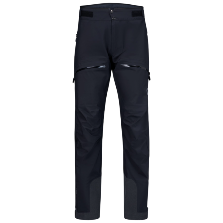 Pantalones impermeables hombre Norrona trollveggen Gore-Tex Pro light Pants negro Caviar Black
